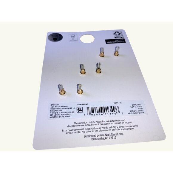 St Patrick's Day Earrings-  Set of 3 Pairs Rainbow, Shamrock, Leprechaun - Picture 5 of 7